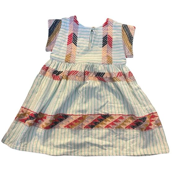 Pink Chicken Girls Penelope Pink Boho Peasant Dress Sz 4Y 4T - Picture 4 of 4